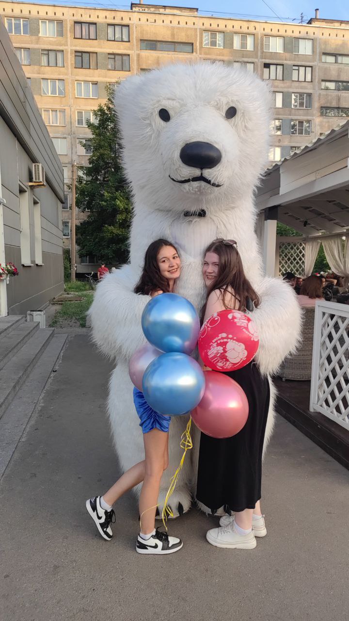 Мишка на праздник